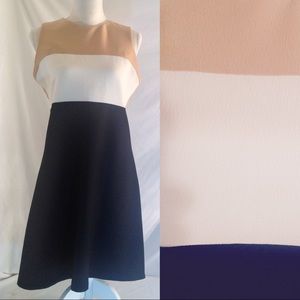 BLOCKED MIDI DRESS NWOT